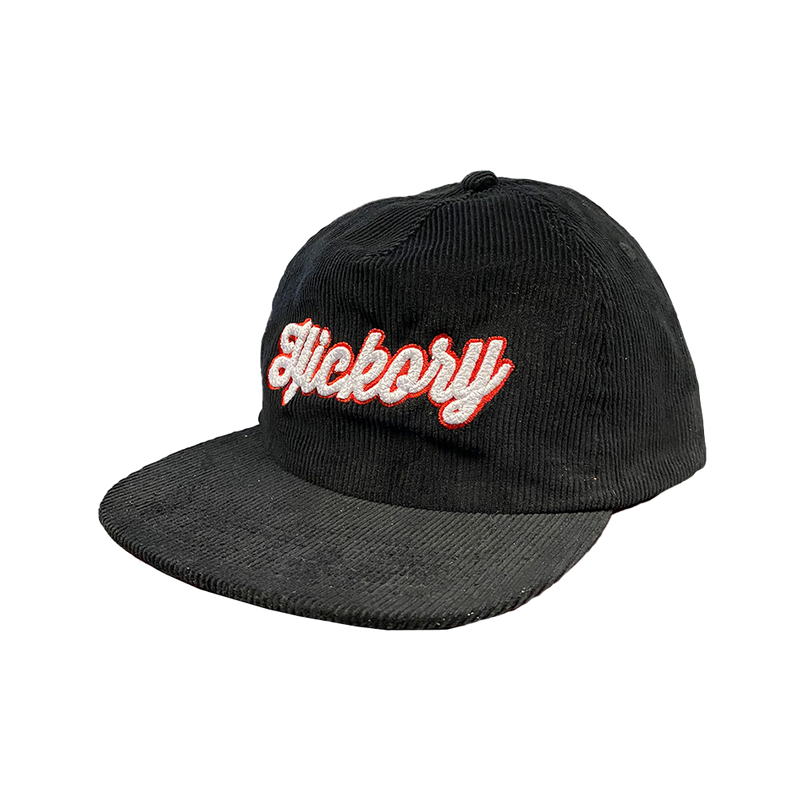 Hickory Crawdads Outdoor Cap Black Hickory Corduroy Adjustable Cap