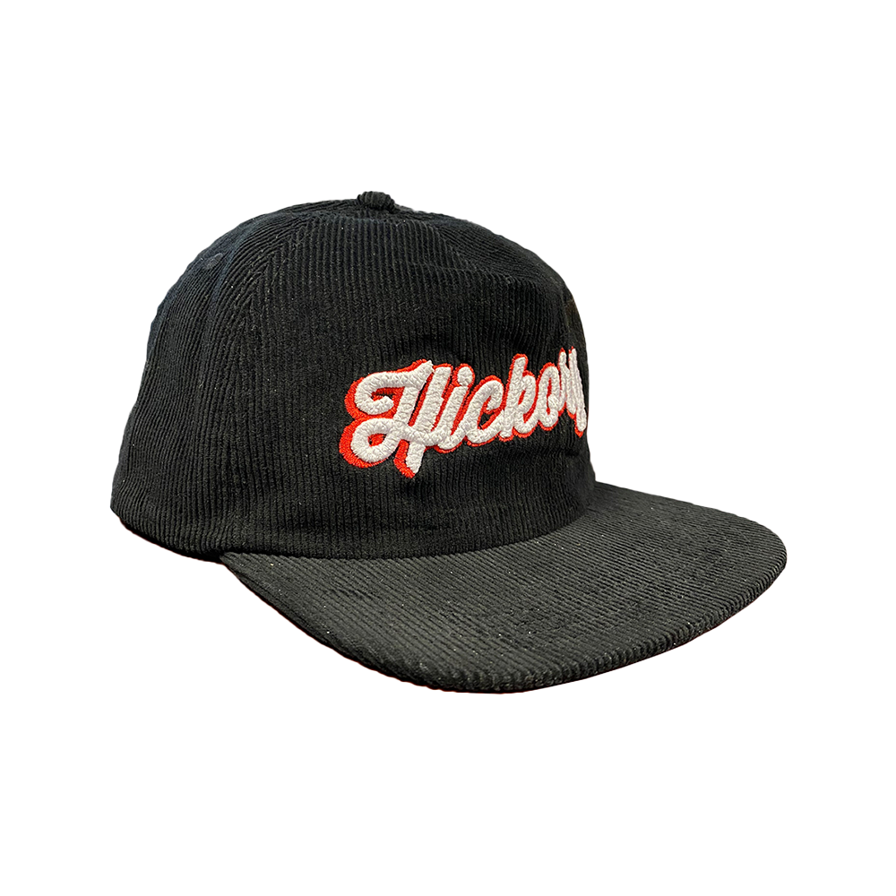 Hickory Crawdads Outdoor Cap Black Hickory Corduroy Adjustable Cap