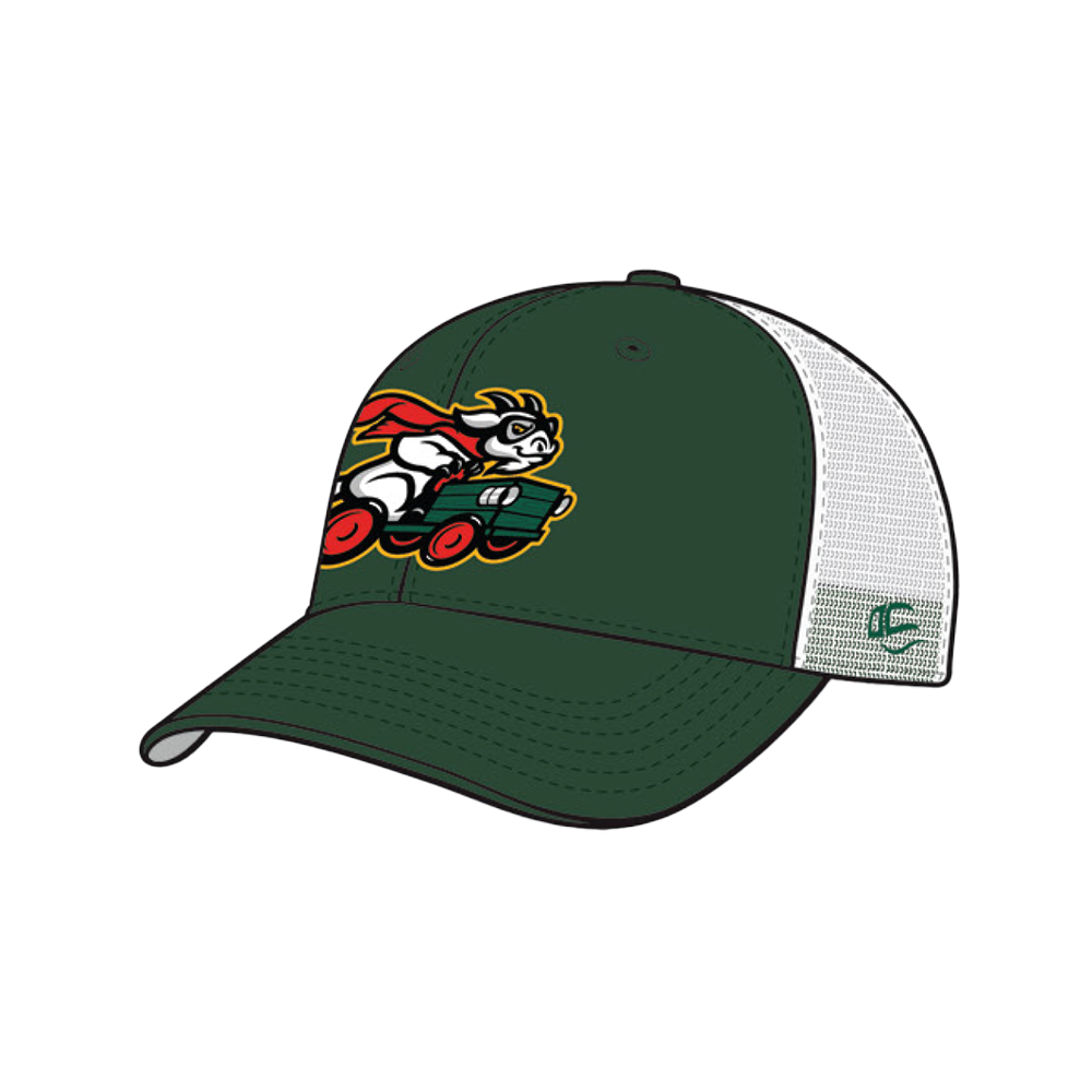 Hickory Crawdads Outdoor Cap Hickory Goat-Karts Outfielder Adjustable Cap