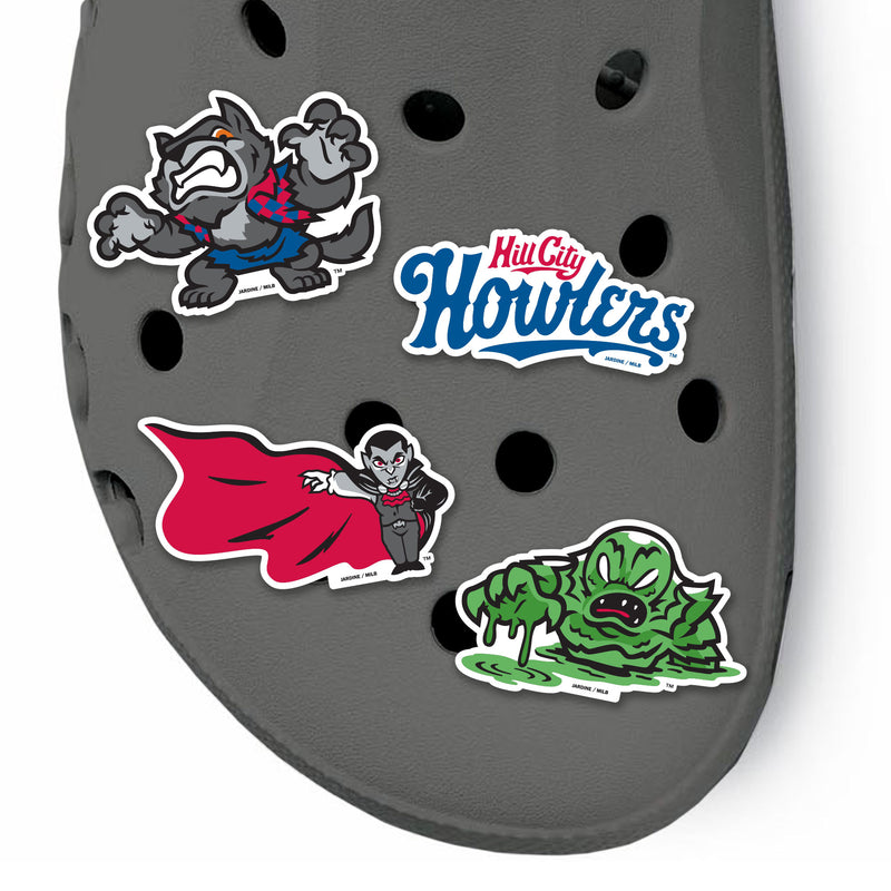 Hill City Howlers Clog Charm 4-Pack