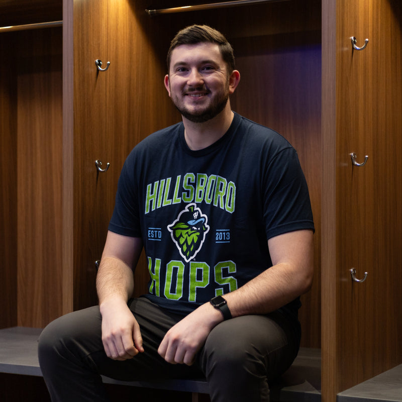 Baseballism Oversized Graphic T-Shirt, Hillsboro Hops