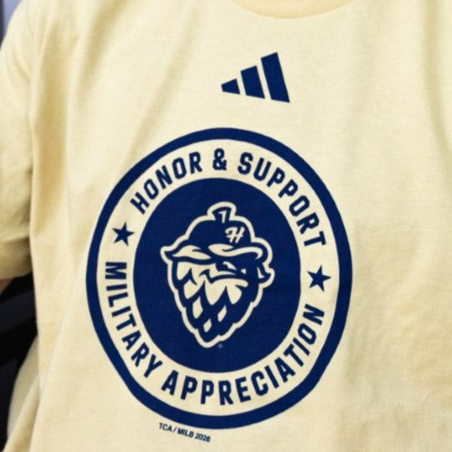 adidas Military Appreciation T-Shirt, Hillsboro Hops
