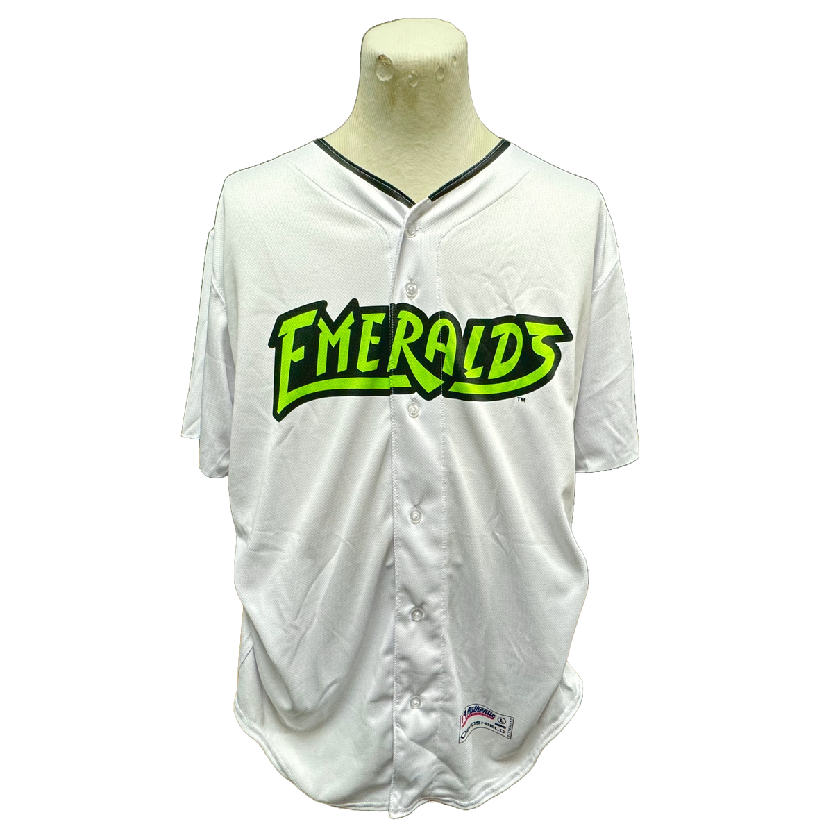 Eugene Emeralds EvoShield Home White Youth Jersey