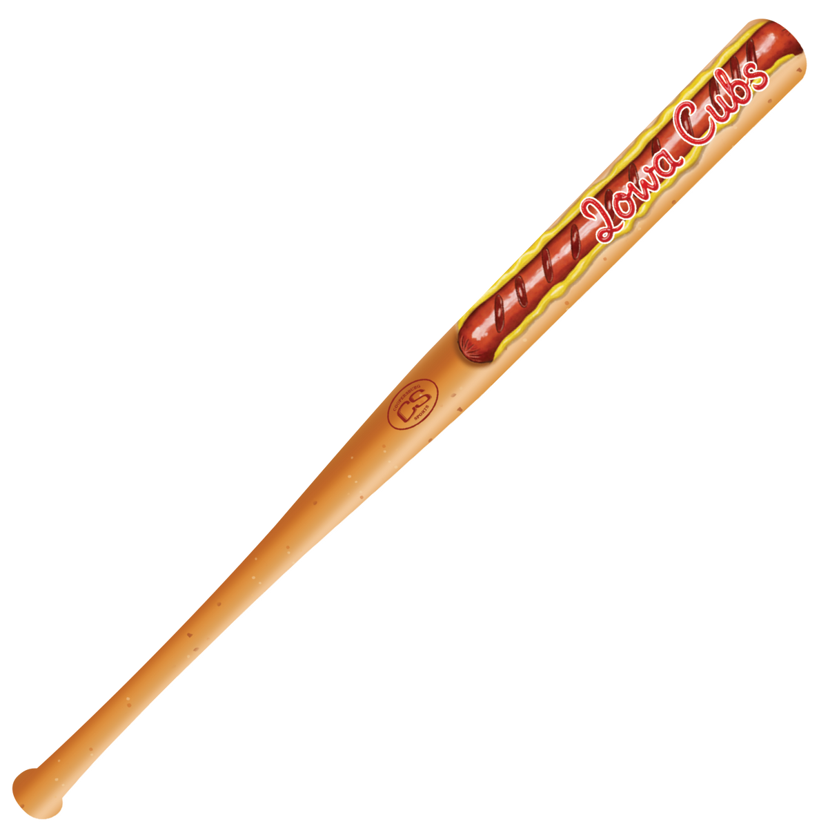 Iowa Cubs Hotdog Mini Bat