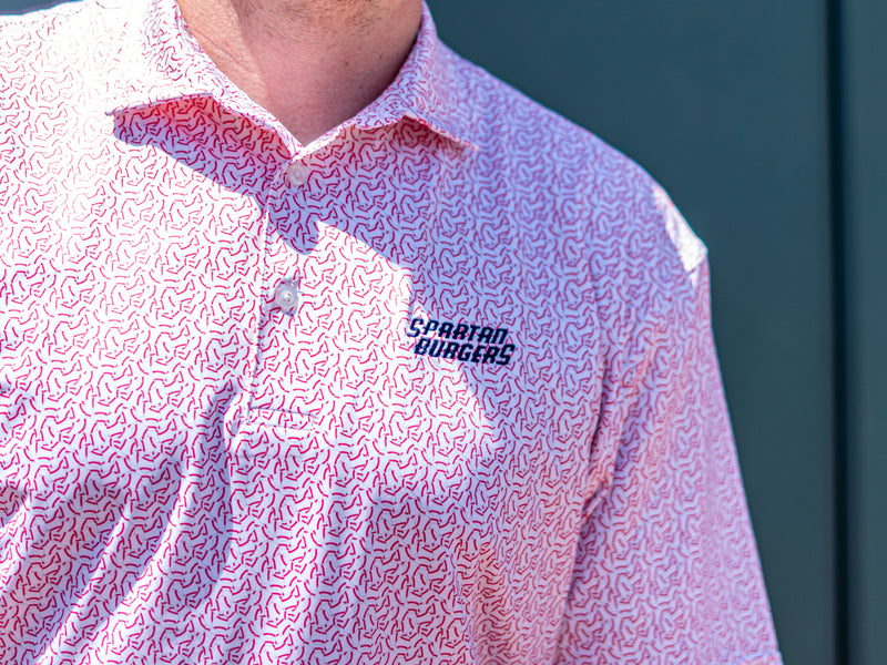 Men's White Bucket of Balls Polo