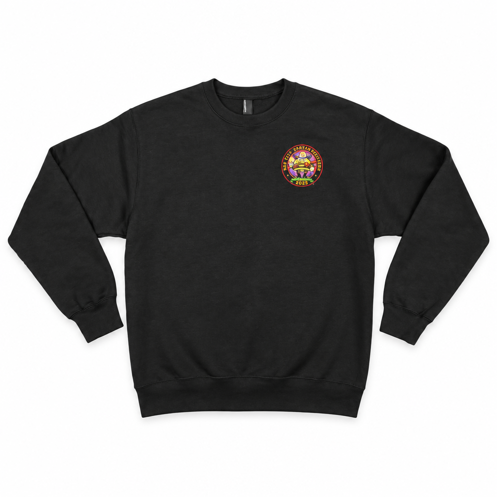 GoTeez Black Comfort Colors "The Graveyard Shift" Sweatshirt