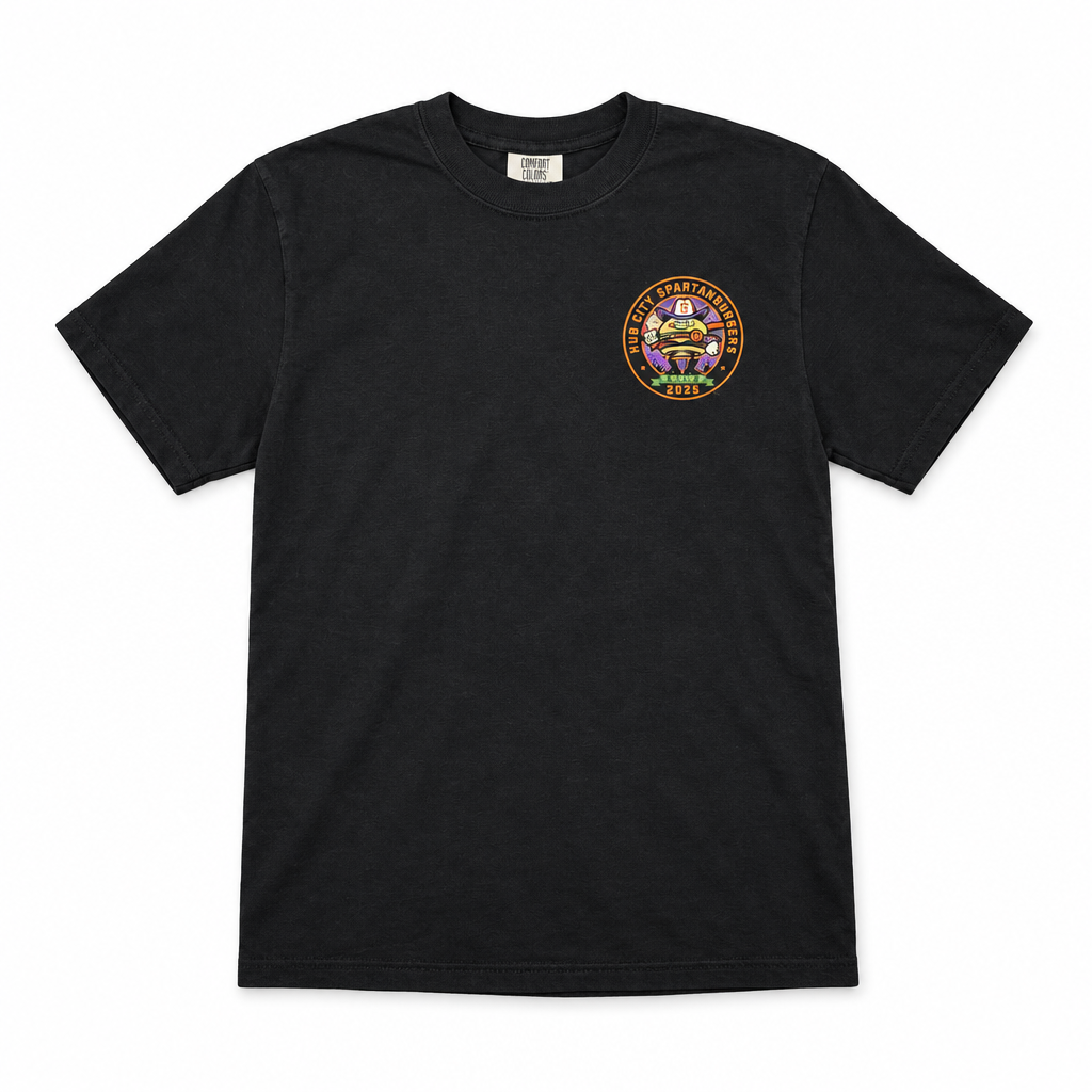 GoTeez Black Comfort Colors "The Graveyard Shift" Tee
