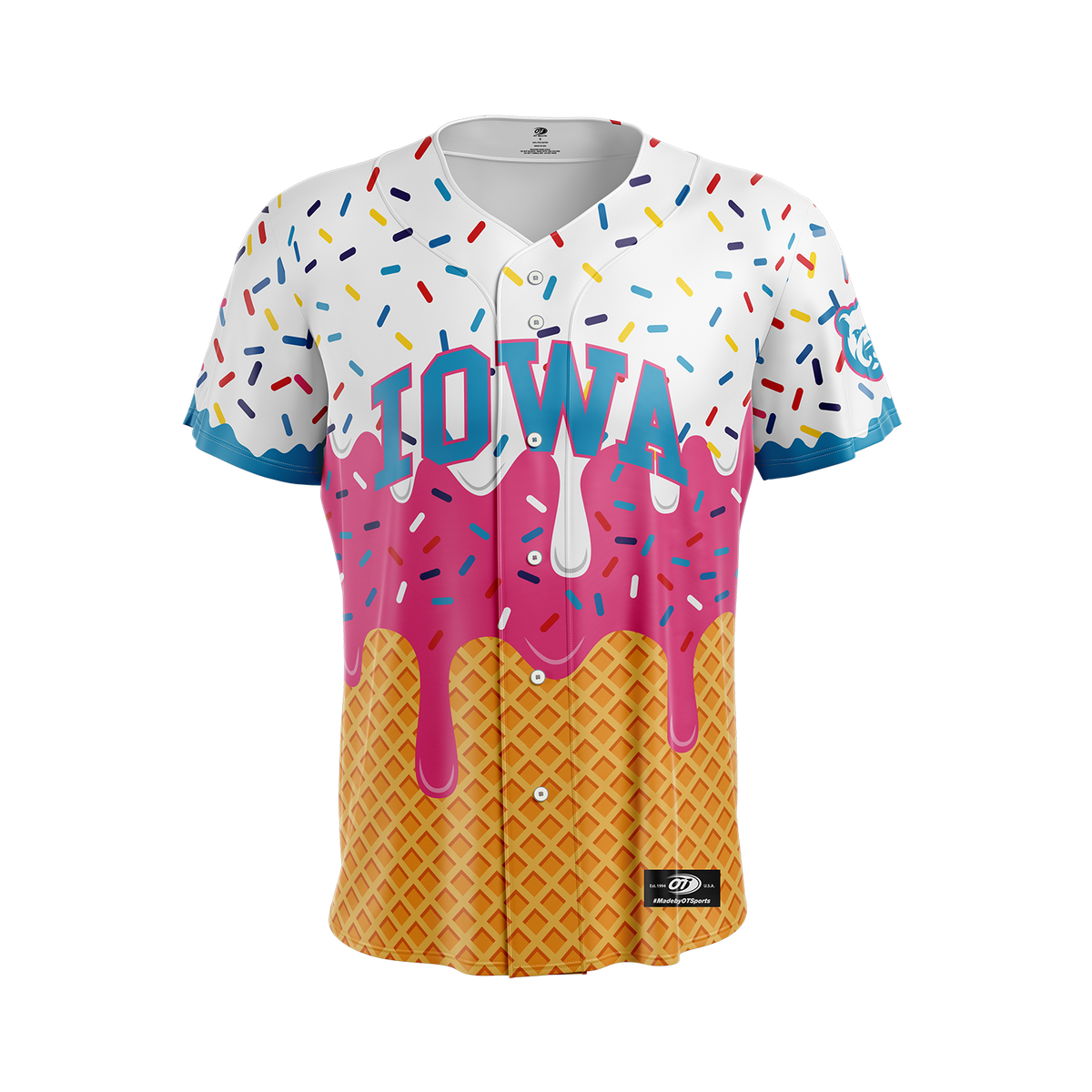 Iowa Cubs Youth Ice Cream Jersey
