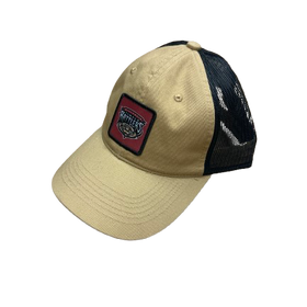 Primary Old Gold/Black Garment Washed Adjustable Trucker Hat