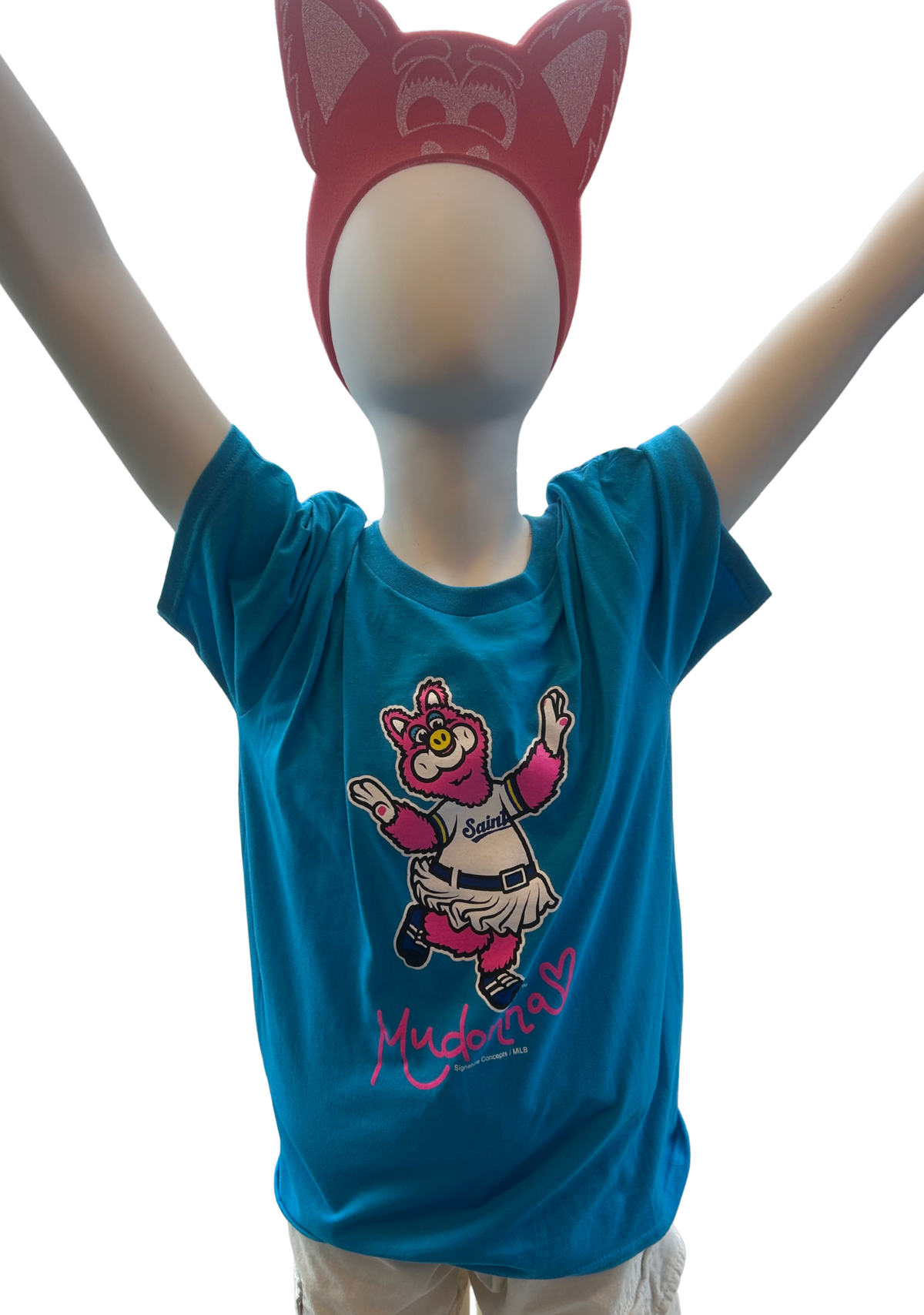 St. Paul Saints Kids Dancing Mudonna T Blue