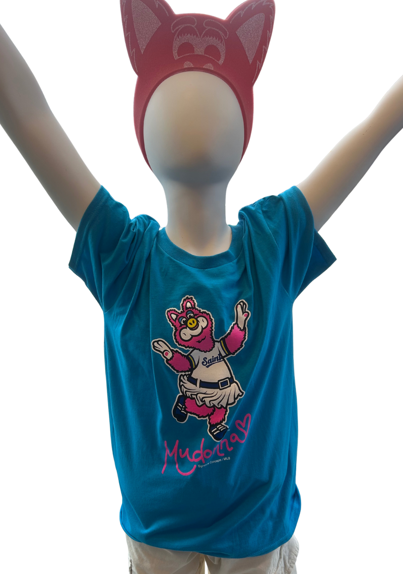 St. Paul Saints Kids Dancing Mudonna T Blue