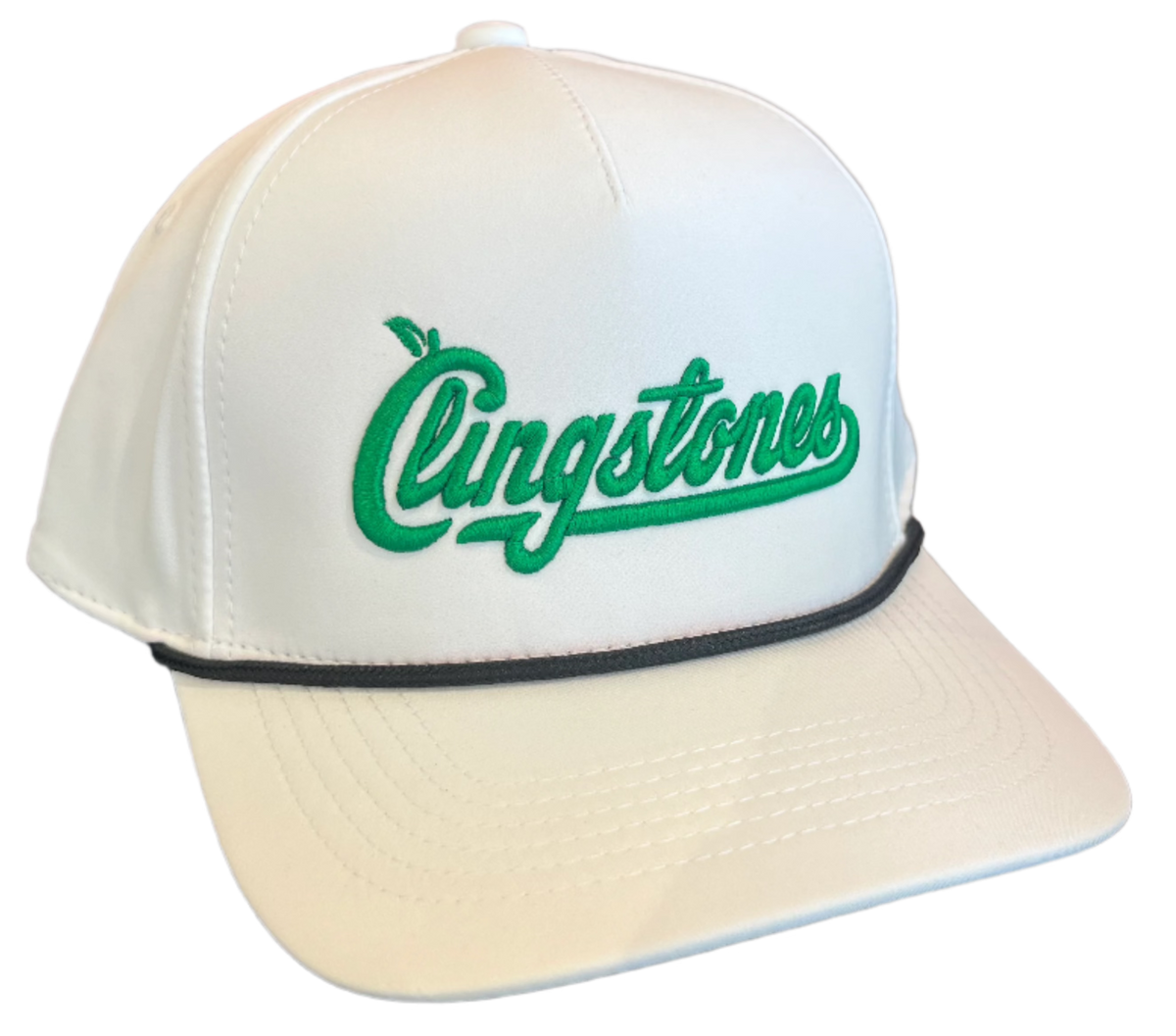 White Clingstones Rope Hat