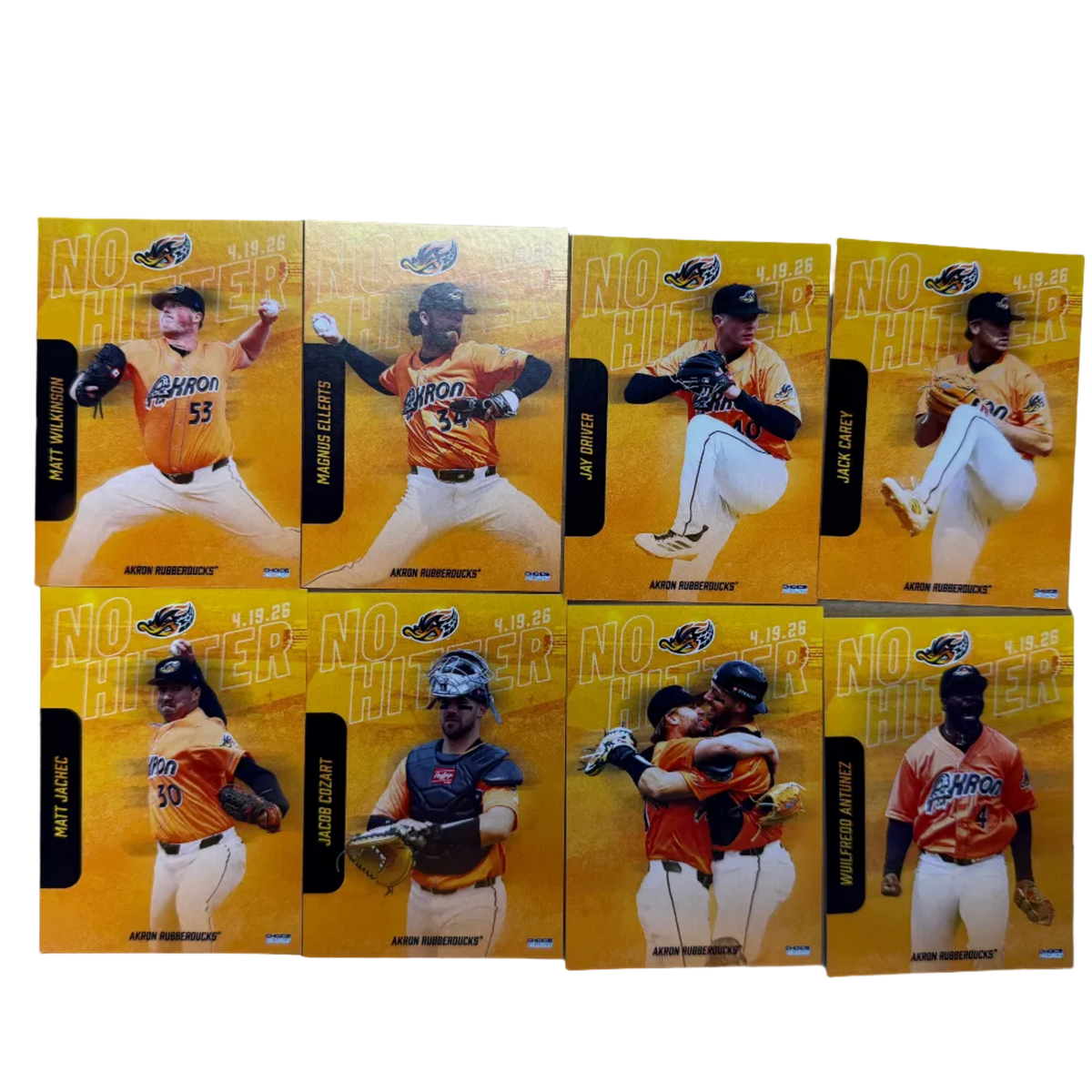 No Hitter Commemorative Card Set
