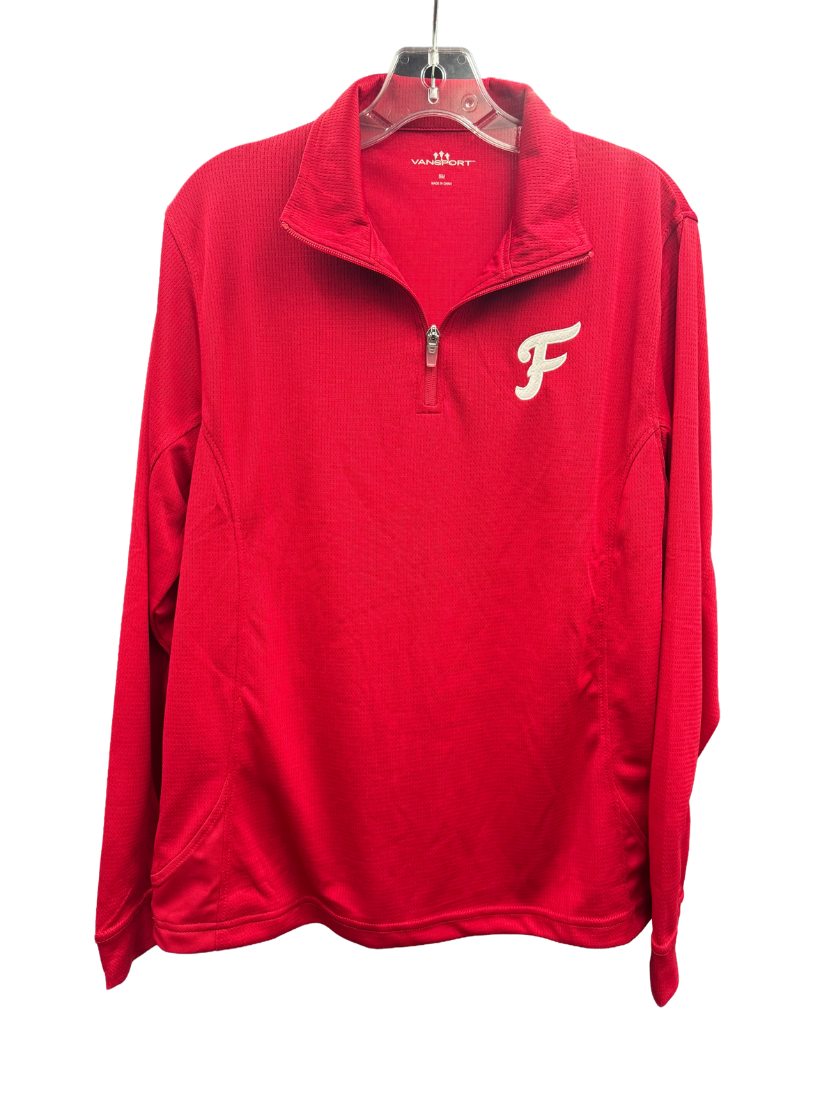 Vantage Red Mesh 1/4 Zip