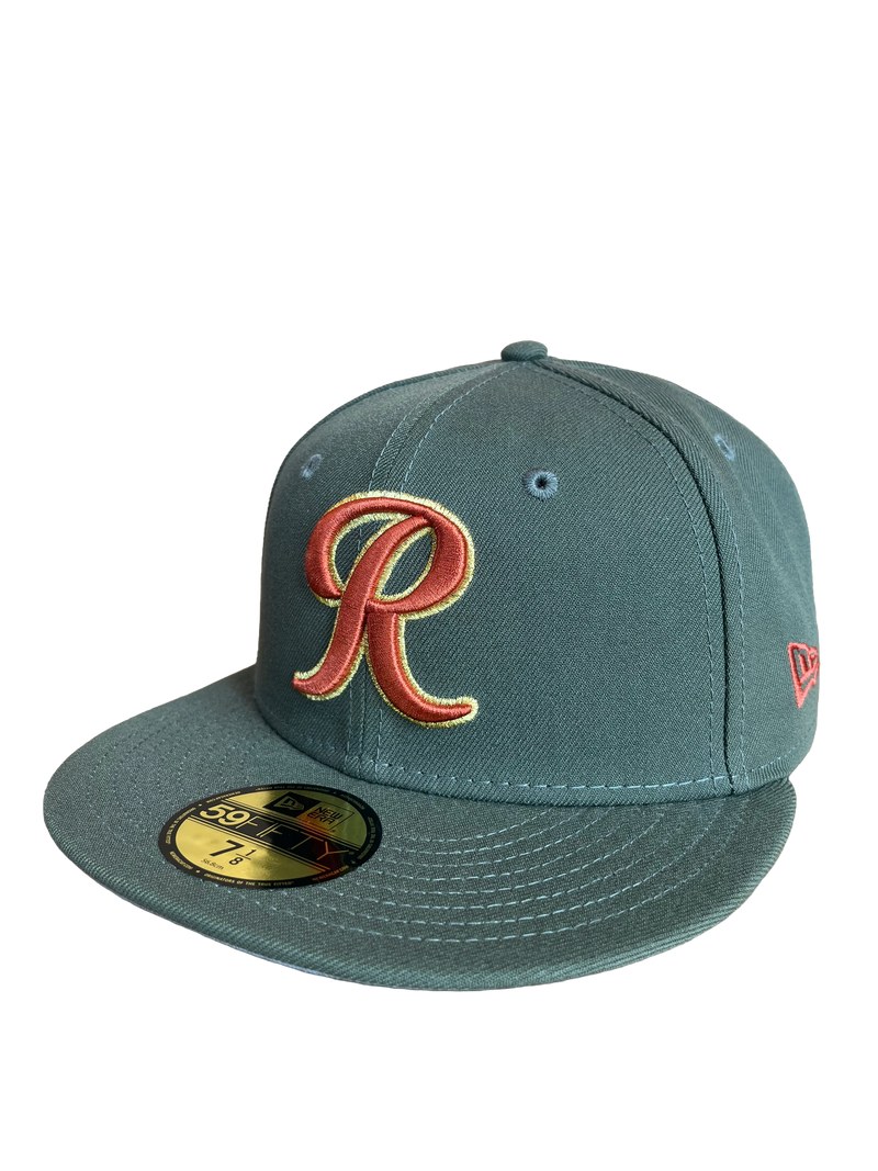 Tacoma Rainiers New Era 59Fifty Olive R Cap