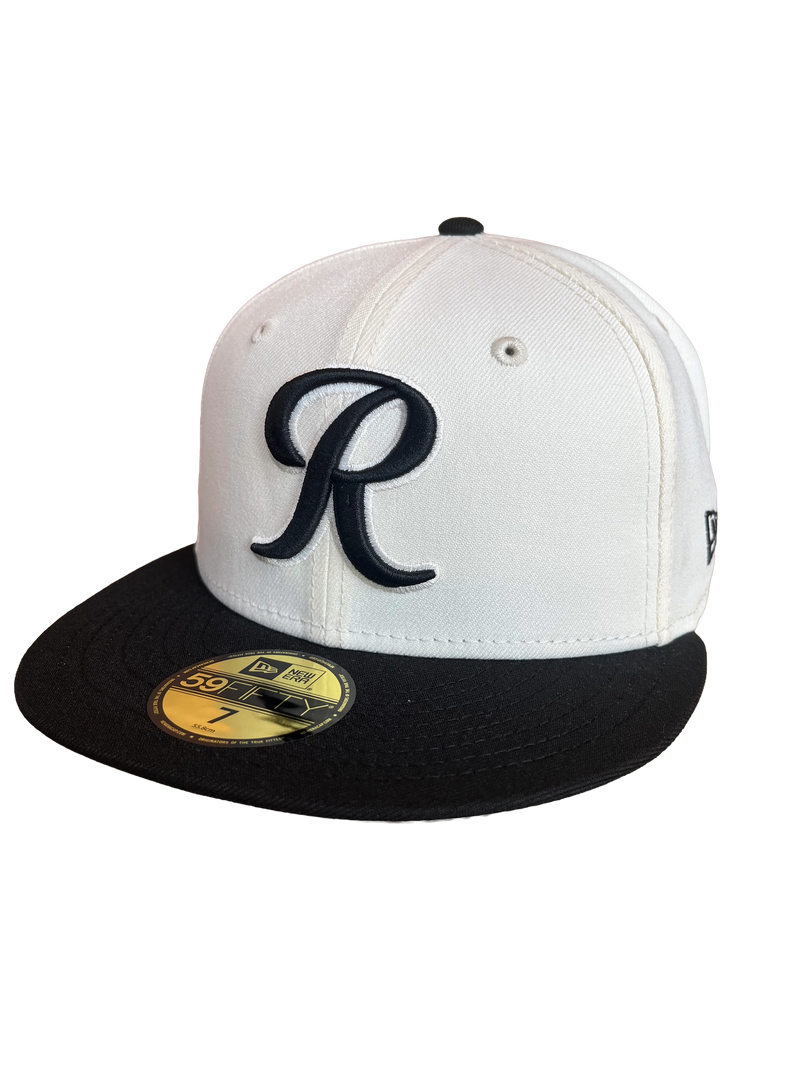 Tacoma Rainiers New Era 59Fifty Chrome Black R Cap