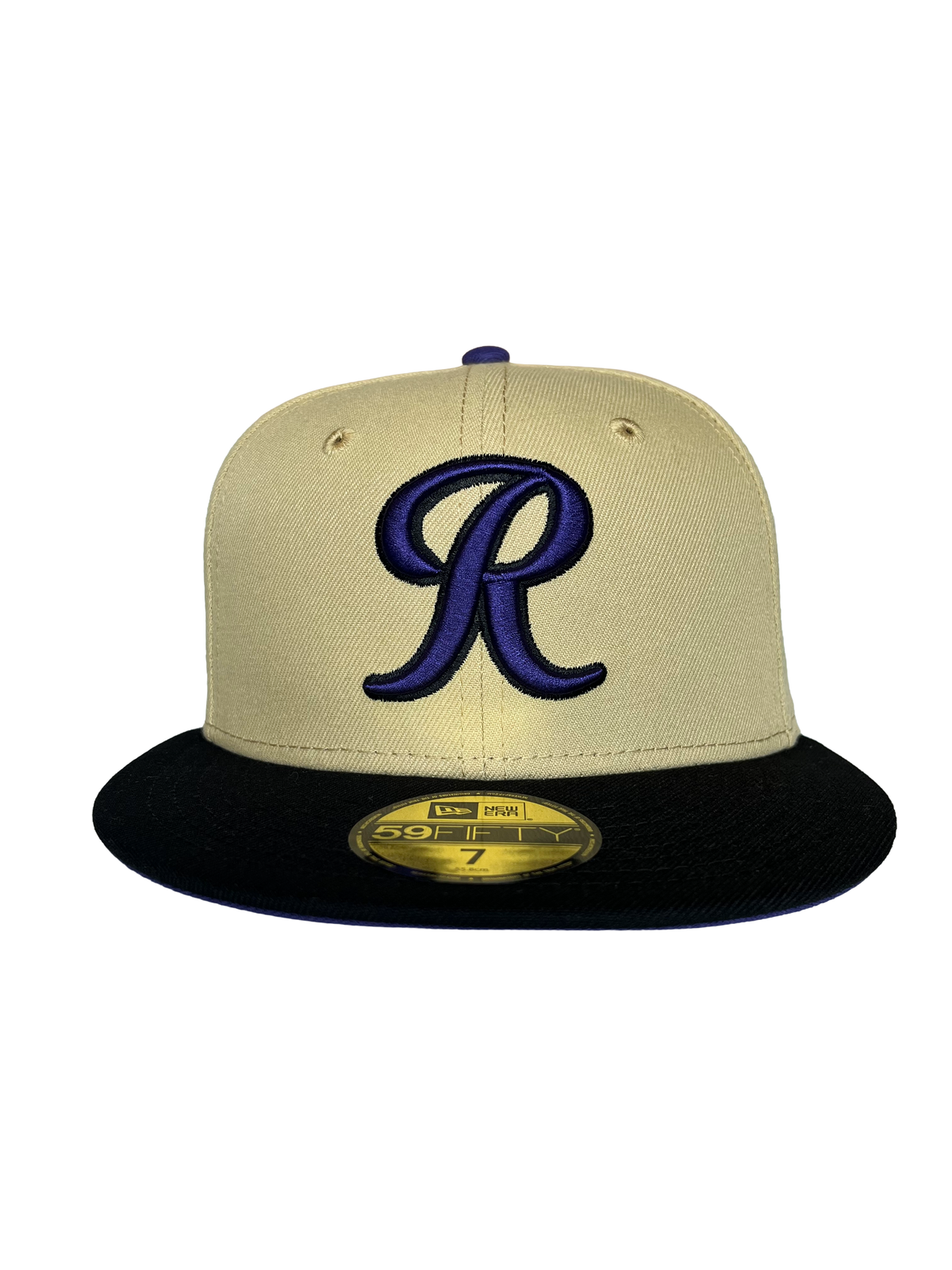 Tacoma Rainiers New Era 59Fifty Gold Black R Cap