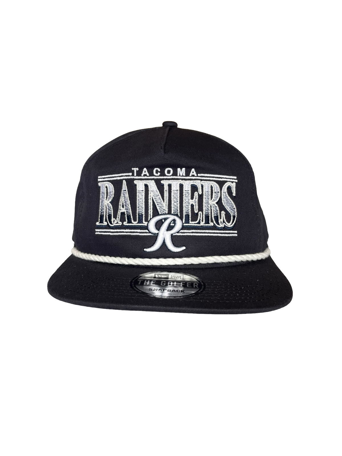 Tacoma Rainiers New Era Navy Block Golfer Snapback