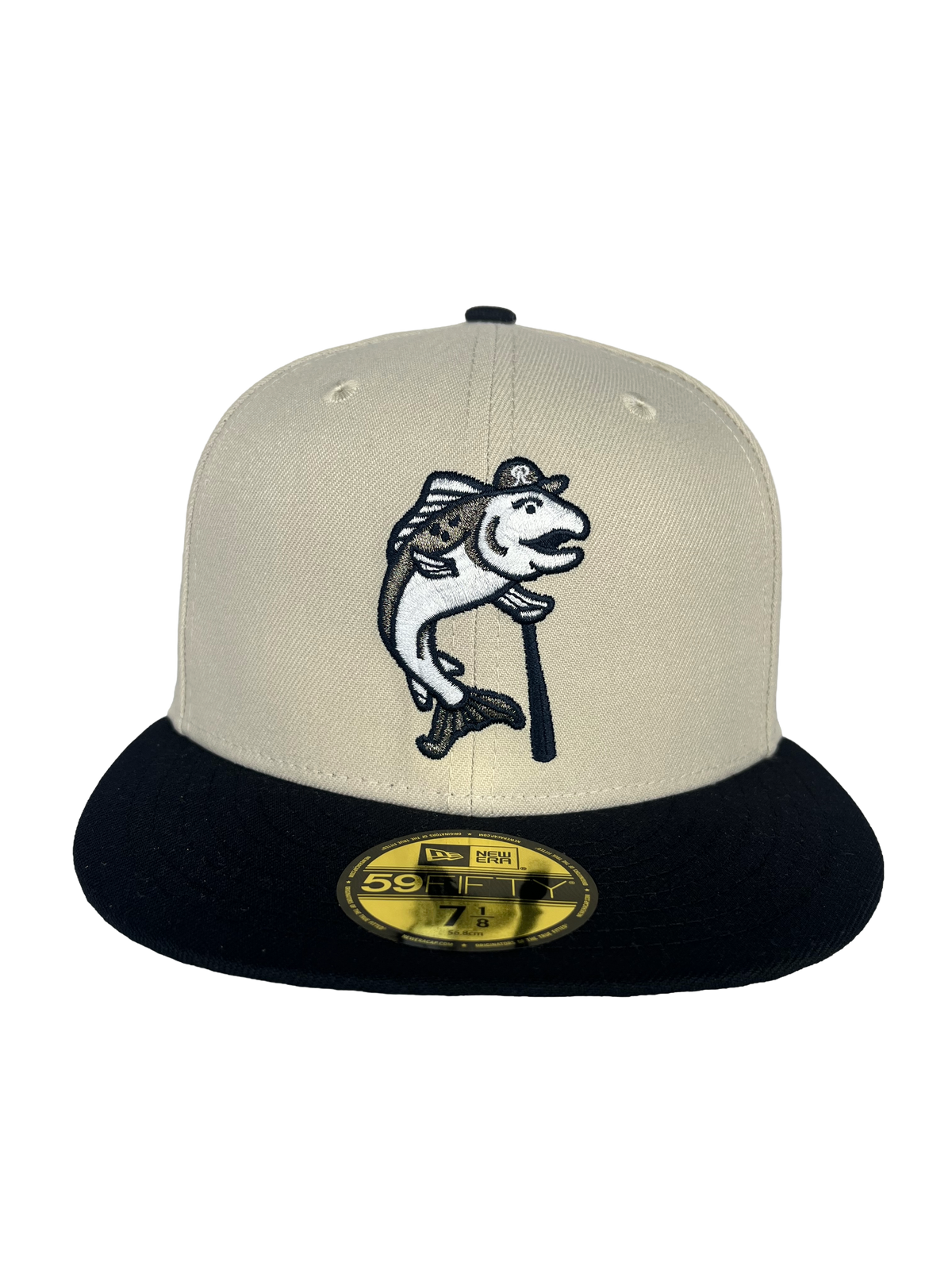 Tacoma Rainiers New Era 59Fifty Stone Navy Slammin' Sam Cap