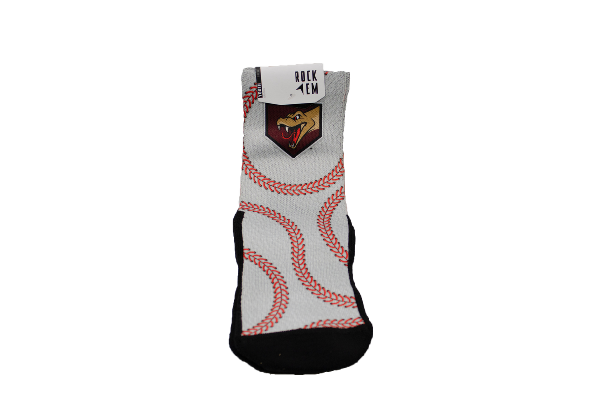 Timber Rattlers Marvel’s Defenders of the Diamond Youth Laces Socks