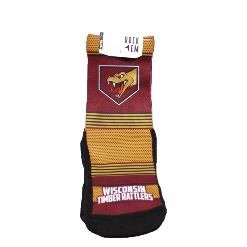 Timber Rattlers Marvel’s Defenders of the Diamond Youth Stripe Socks