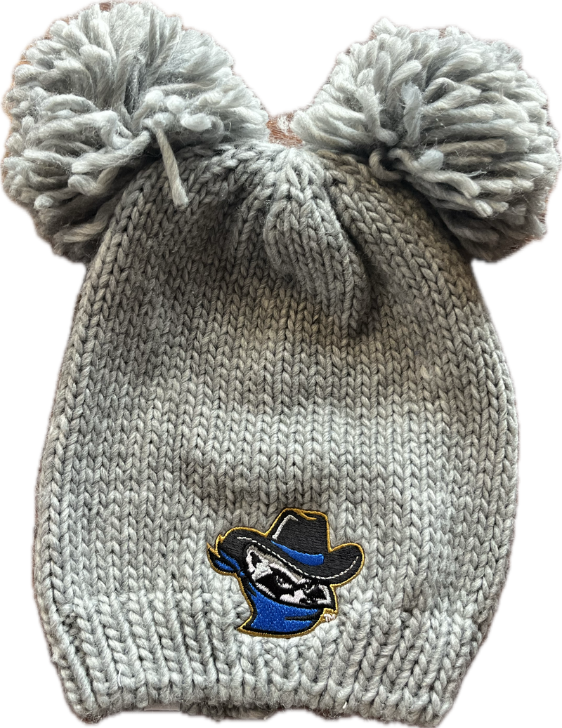 Rey - Youth Double Pom Knit Hat