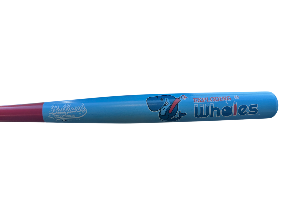 Eugene Emeralds Exploding Whales Ballpark Collectibles 18" Mini Bat
