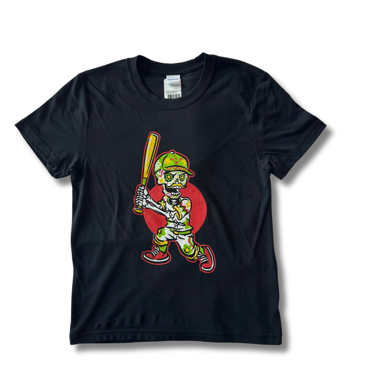 Round Rock Express Youth Black Sugar Skull Tee