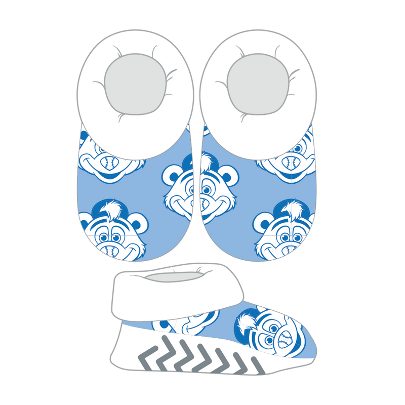 Indianapolis Indians Infant Baby Blue Rowdie Booties