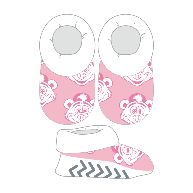 Indianapolis Indians Infant Pink Rowdie Booties
