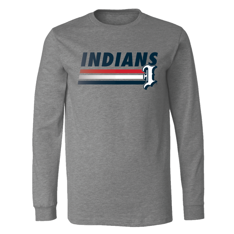 Indianapolis Indians Adult Grey Penthouse Longsleeve Tee