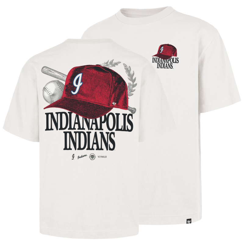 Indianapolis Indians '47 Adult Sand 1970's Paper Foundation Tee