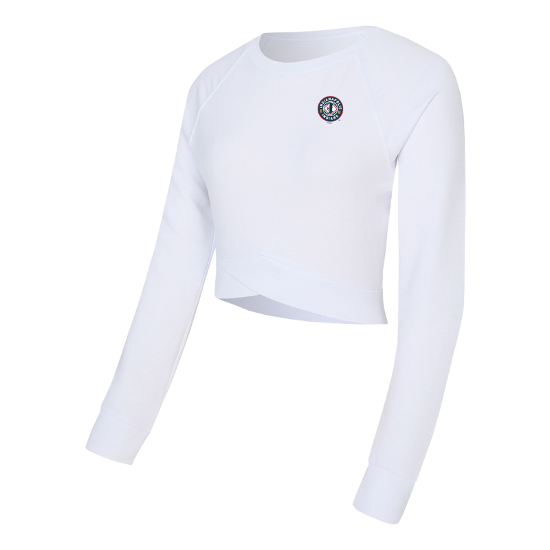 Indianapolis Indians Women's Concepts Sport White Palisade Longsleeve Top