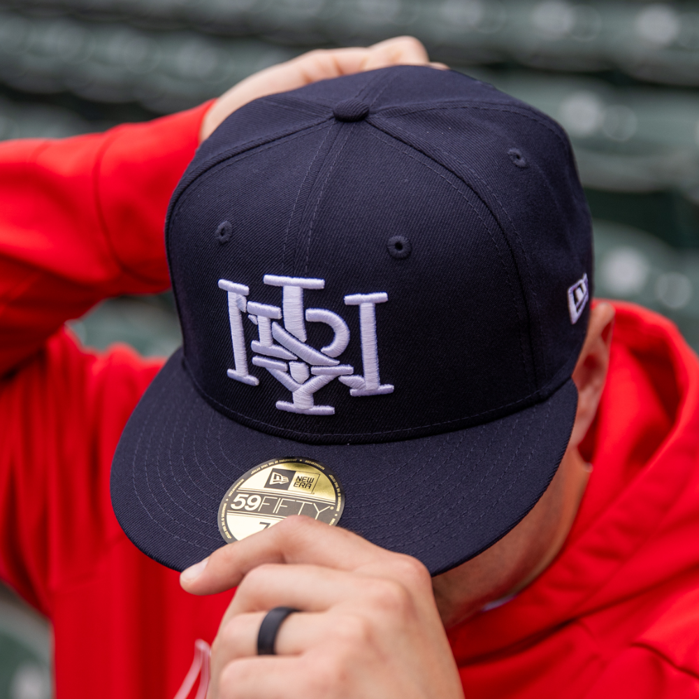Indianapolis Indians Navy Home New Era Authentic Official On-Field 59FIFTY Cap