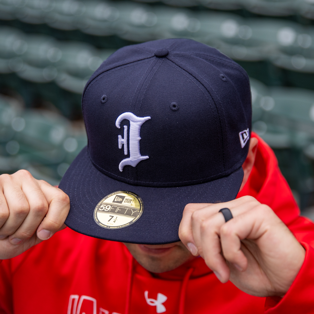 Indianapolis Indians Navy Road New Era Authentic Official On-Field 59FIFTY Cap