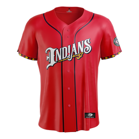 Indianapolis Indians Adult Alternate Red Replica On-Field Jersey