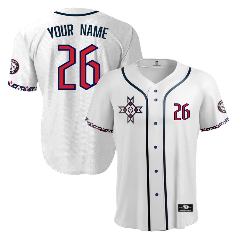 Indianapolis Indians Adult White Native American Heritage Replica On-Field Jersey