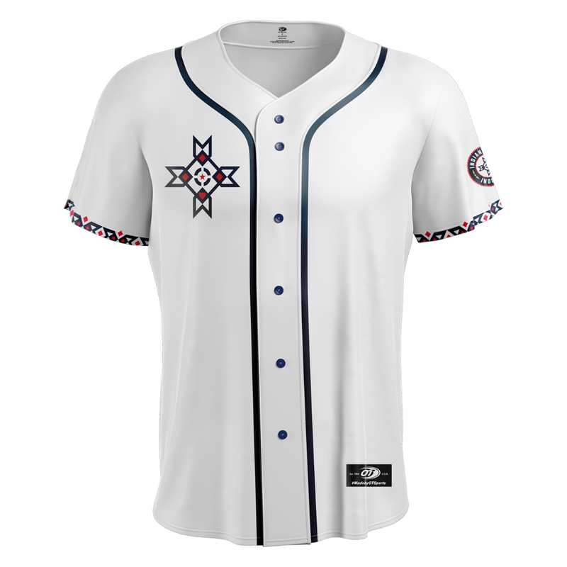 Indianapolis Indians Adult White Native American Heritage Replica On-Field Jersey