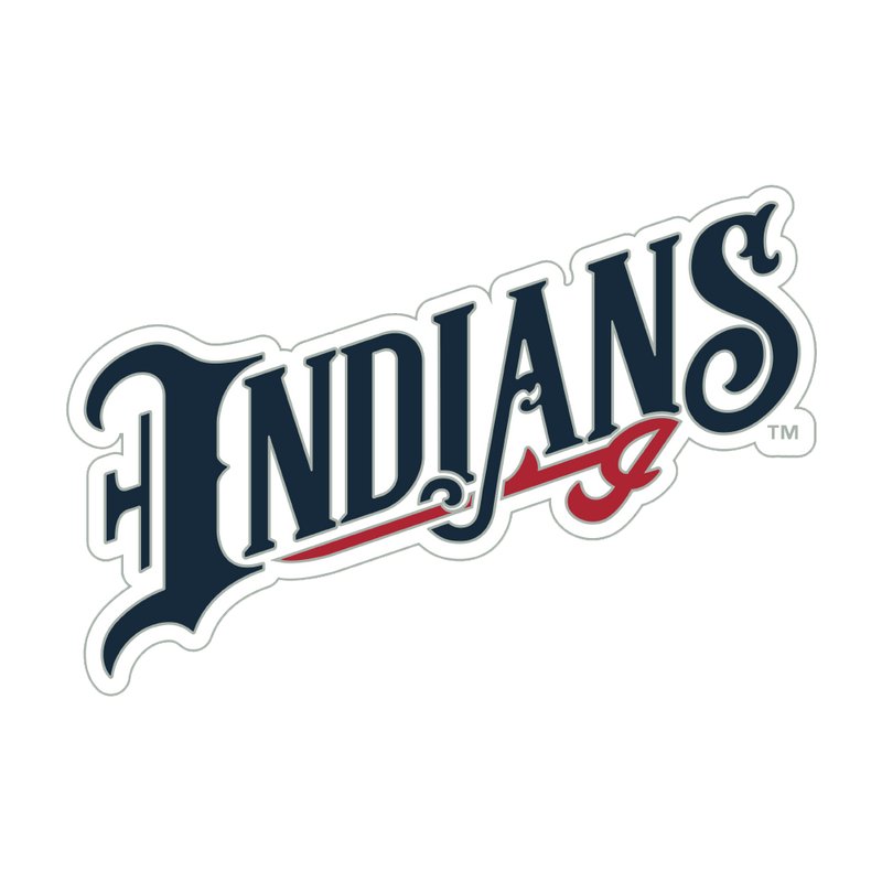 Indianapolis Indians Jersey Wordmark Logo Lapel Pin