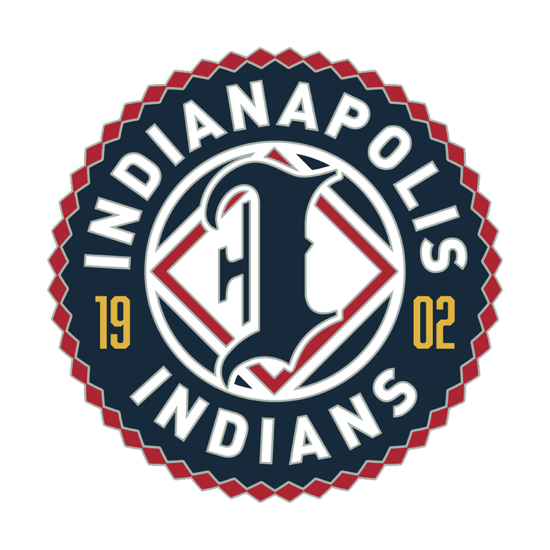 Indianapolis Indians Primary Roundel Logo Lapel Pin