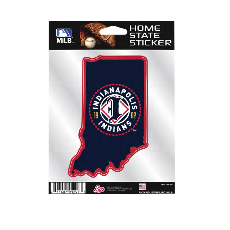 Indianapolis Indians Home State Decal Sticker