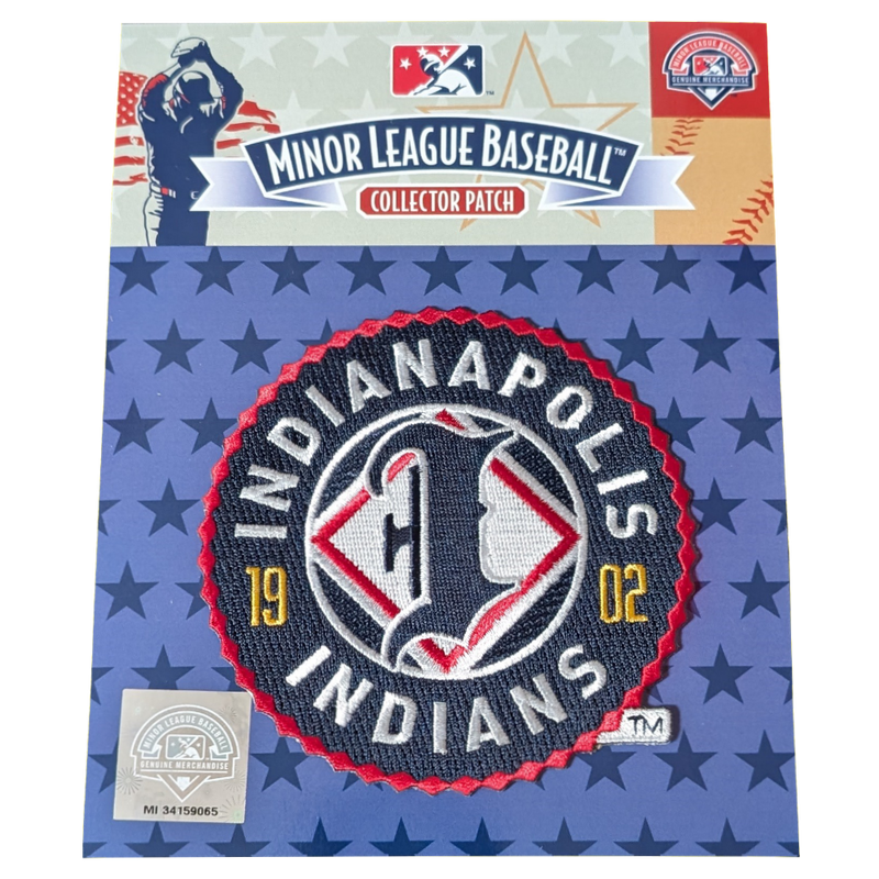 Indianapolis Indians Commemorative Primary Logo Sleeve Patch