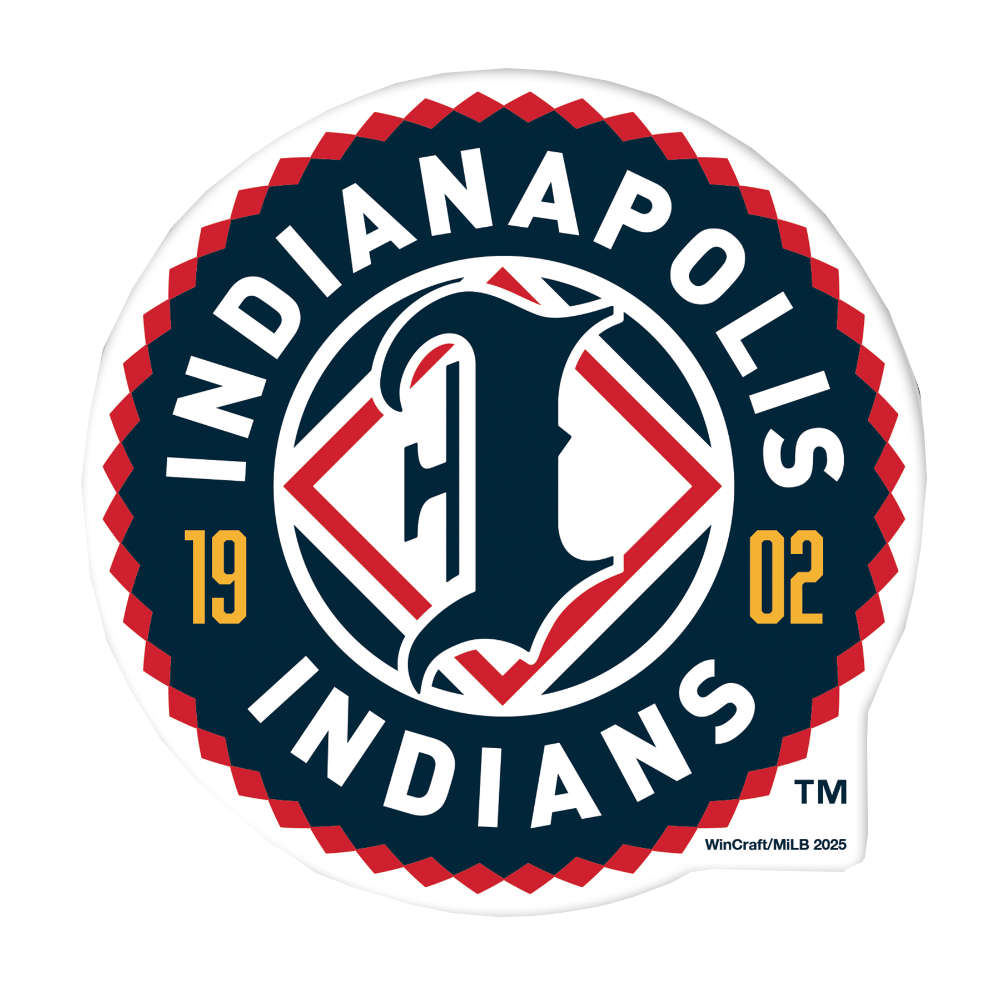 Indianapolis Indians WinCraft Acrylic Primary Logo Magnet