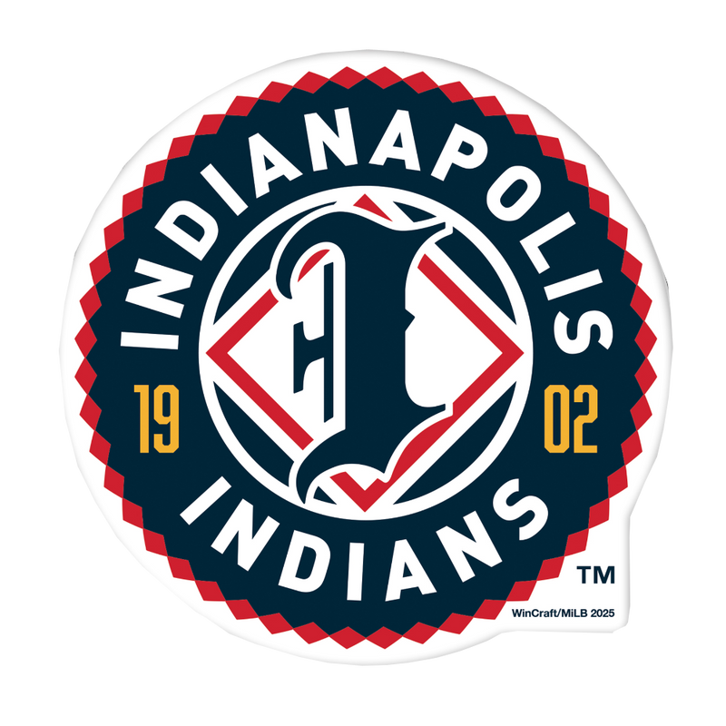 Indianapolis Indians WinCraft Acrylic Primary Logo Magnet
