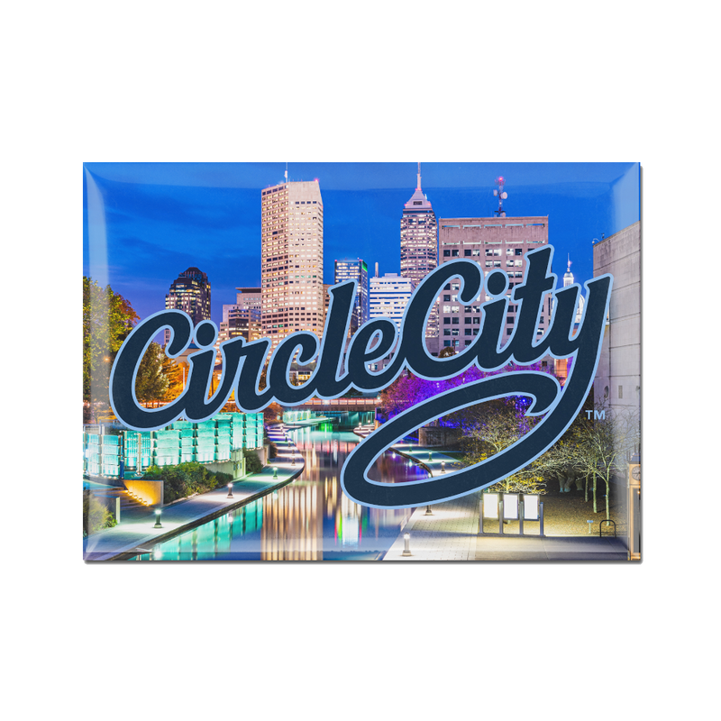 Indianapolis Indians WinCraft Circle City Skyline Magnet