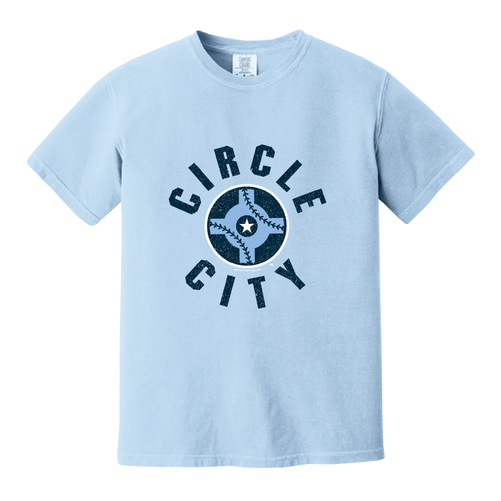 Indianapolis Indians Women's Circle City Pigment Dye Tee