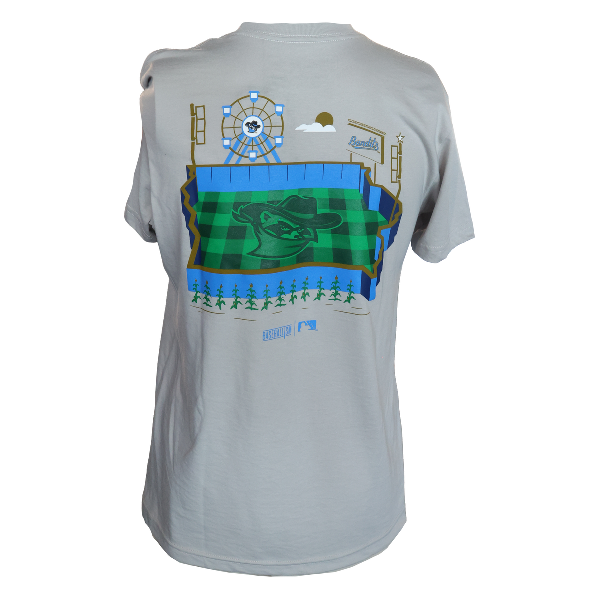 Baseballism Stadium Tee Gray