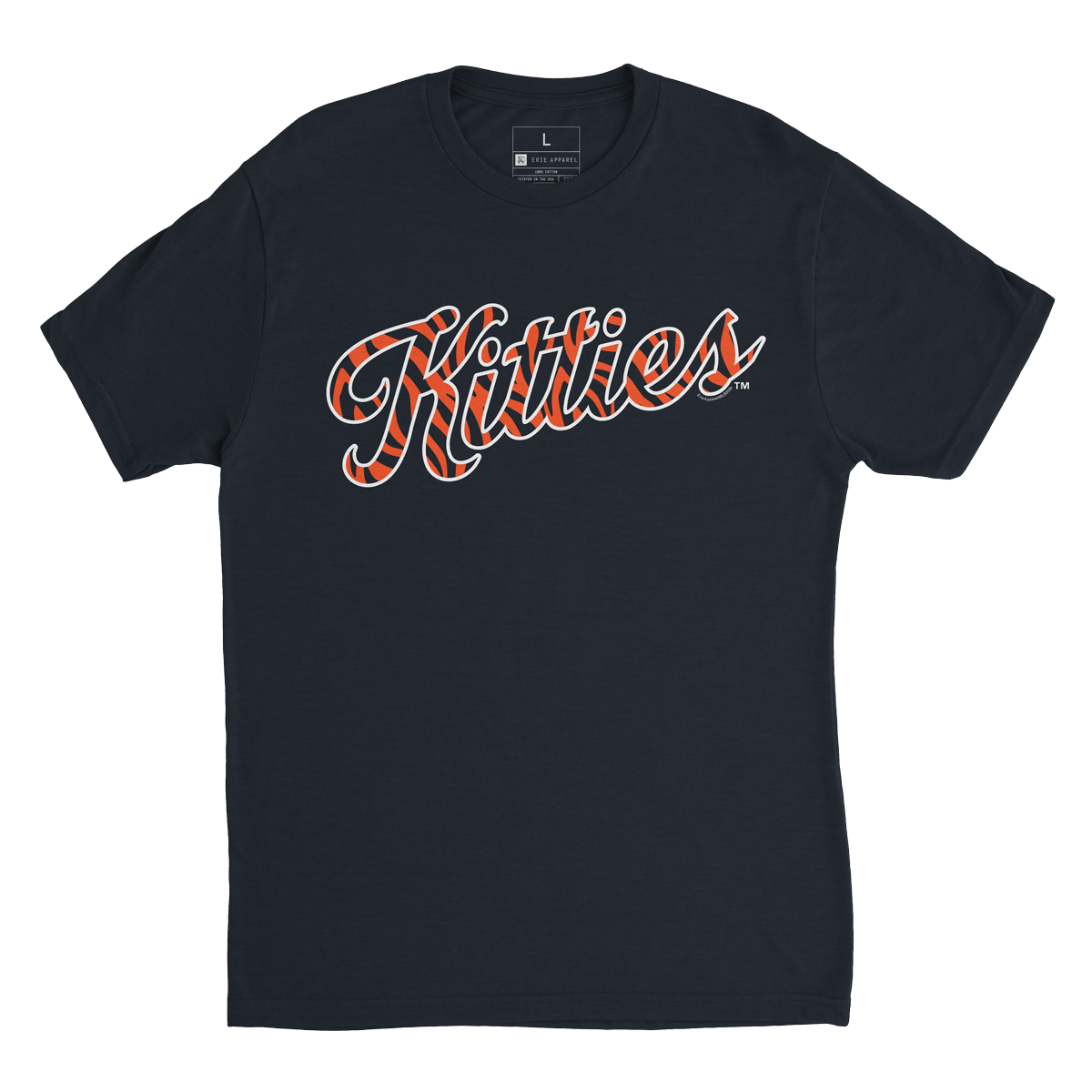 Erie SeaWolves EA Kitties Stripes Tee
