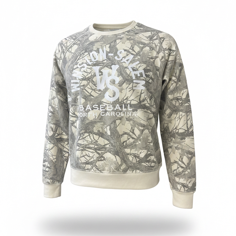 Winston-Salem Dash "Retro Rivalry" Camo Crewneck - L2 Brands
