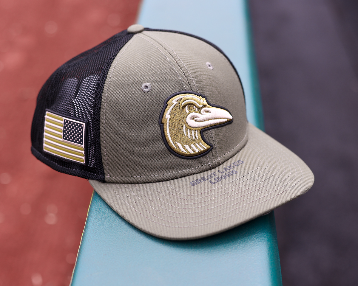 Great Lakes Loons 2026 New Era Armed Forces 39THIRTY M-CROWN Flex-fit Cap